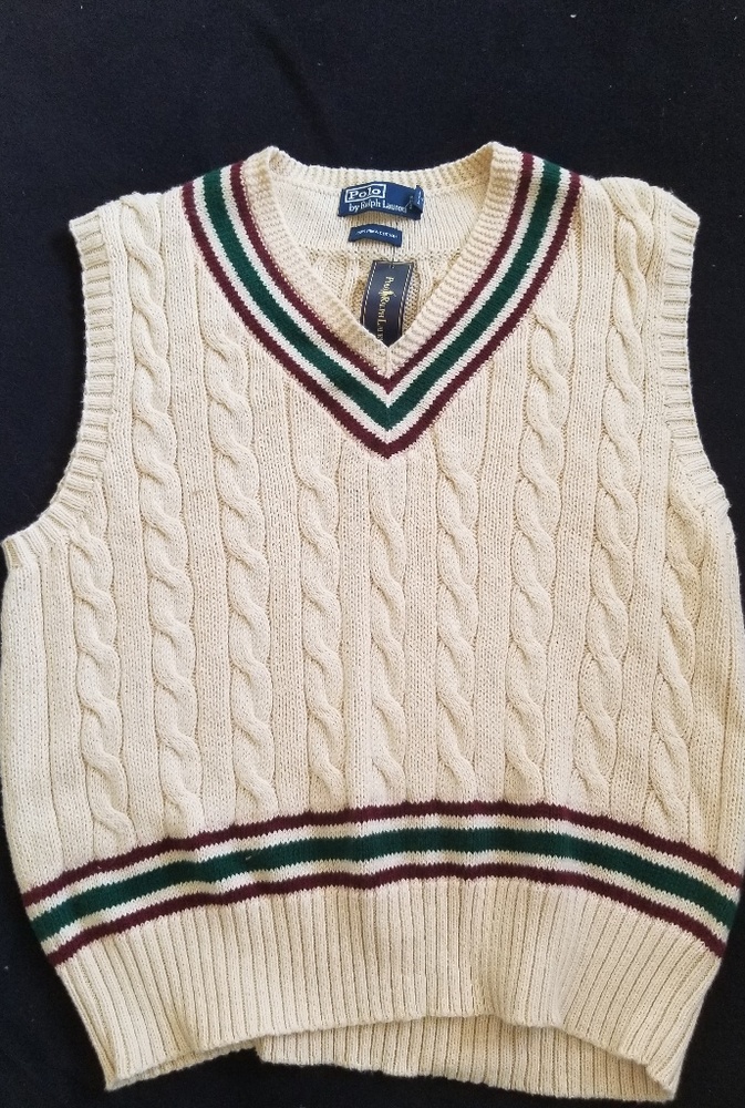 *NEW* Polo Ralph Lauren V neck knit sweater vest